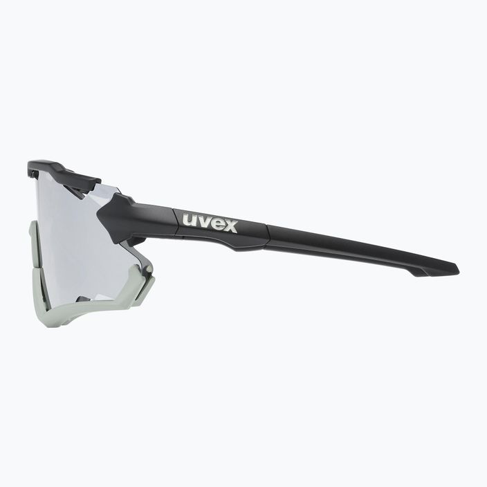 UVEX Sportstyle 228 ochelari de ciclism negru nisip mat/argintiu oglindă 53/2/067/2816 9