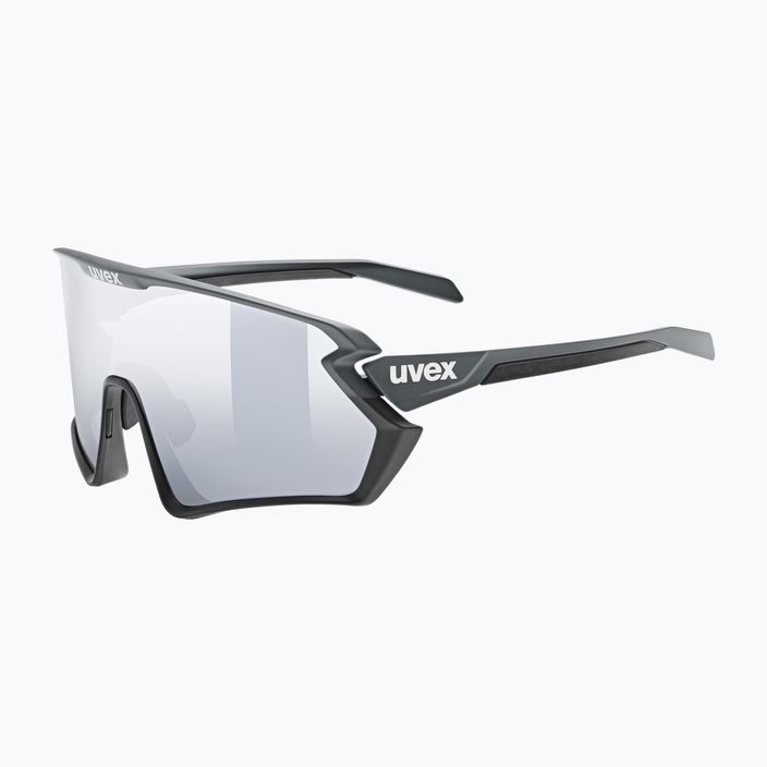 UVEX Sportstyle 231 2.0 ochelari de ciclism gri negru mat/argintiu oglindă 53/3/026/2506 5