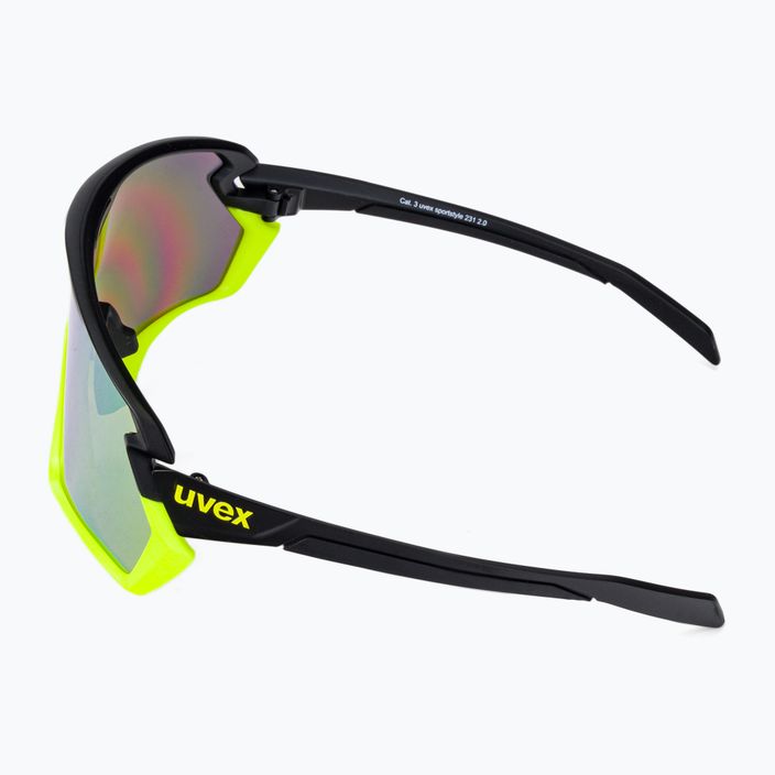 UVEX Sportstyle 231 2.0 ochelari de ciclism negru galben mat/galben oglindă galben 53/3/026/2616 4