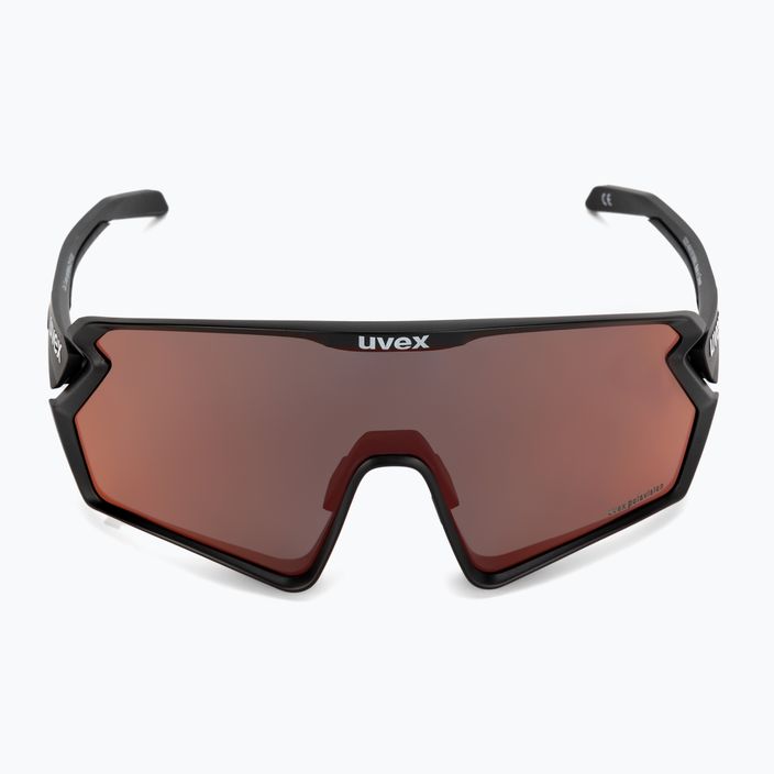 UVEX Sportstyle 231 2.0 P negru mat/roșu oglindă ochelari de ciclism 53/3/029/2230 3