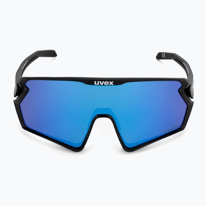 UVEX Sportstyle 231 2.0 P ochelari de ciclism negru mat/albastru oglindă 53/3/029/2240 3