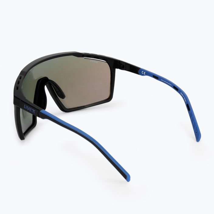 Ochelari de soare UVEX Mtn Perform negru albastru mat/albastru oglindă 53/3/039/2416 2