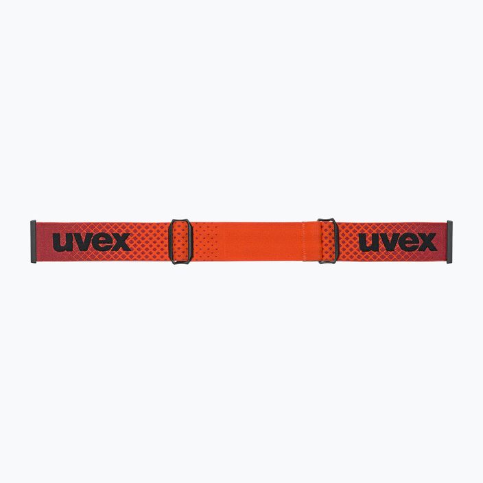Ochelari de schi UVEX Evidnt Attract CV S2 negru mat/roșu oglindă/roșu oglindă/portocaliu/negru transparent 4