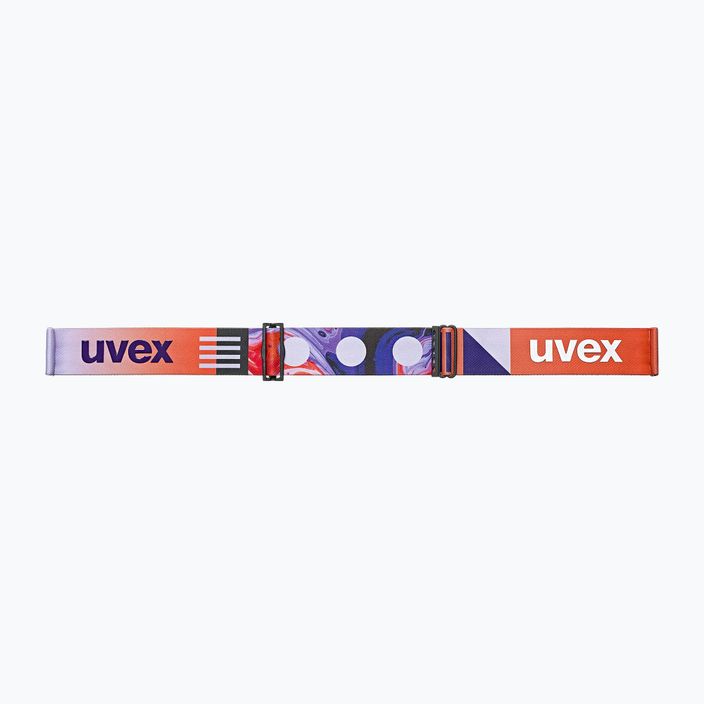 UVEX Downhill 2100 CV S2 ochelari de schi negru lucios/oglindă stacojie/colorvision portocaliu 8