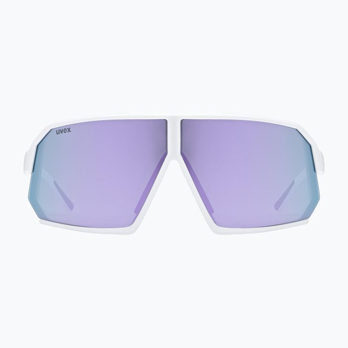 Ochelari de soare UVEX Sportstyle 237 white matt/mirror lavender 2