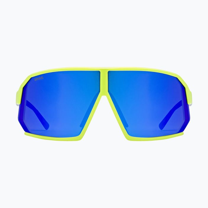 Ochelari de soare UVEX Sportstyle 237 yellow blue matt/mirror blue 2