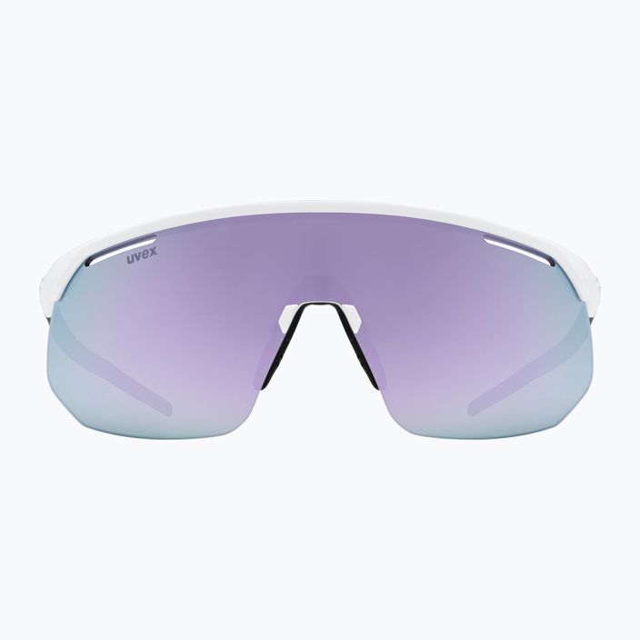 Ochelari de soare UVEX Pace One white matt/mirror lavender 2