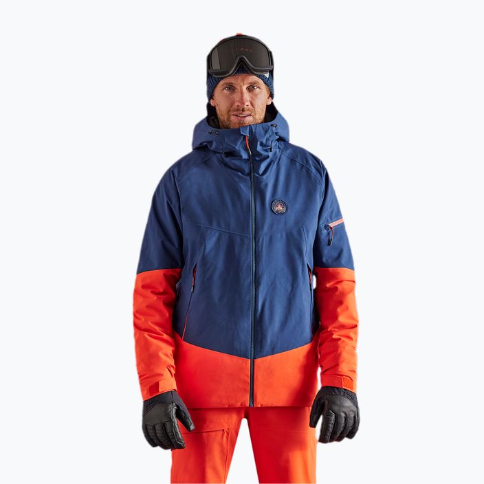 Maloja HallimaschM jachetă de schi pentru bărbați albastru marin și portocaliu 34204-1-8581 7