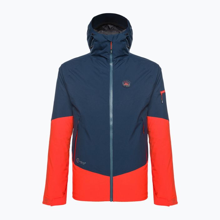 Maloja HallimaschM jachetă de schi pentru bărbați albastru marin și portocaliu 34204-1-8581