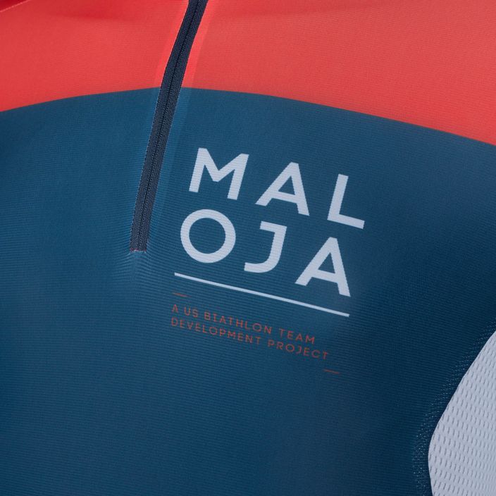 Bluză de schiuri de fond pentru bărbați Maloja CastelfondoM colorată 34219-1-8618 4