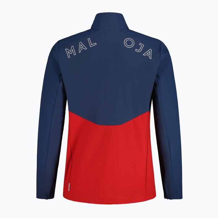 Maloja EuleM jachetă softshell pentru bărbați albastru marin și roșu 34230-1-8686 5