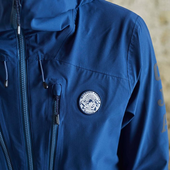 Jachetă de ploaie pentru bărbați Maloja RumoM albastru marin 35201-1-8581 7