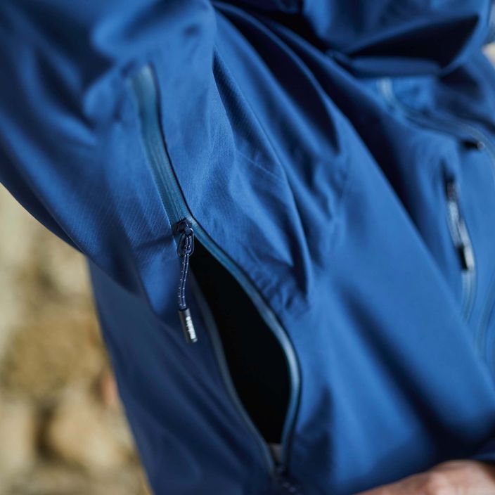 Jachetă de ploaie pentru bărbați Maloja RumoM albastru marin 35201-1-8581 10