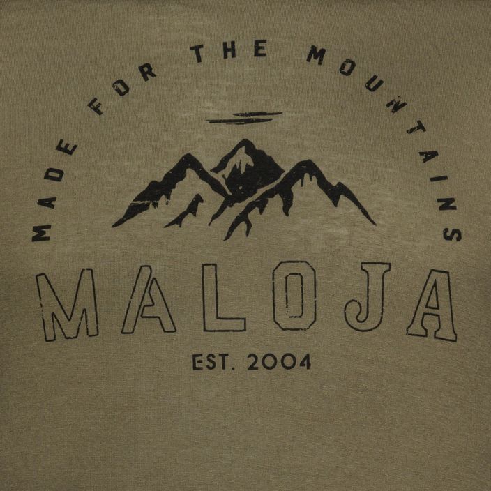 Tricou de cățărat pentru bărbați  Maloja KalmbergM maro 35215 3