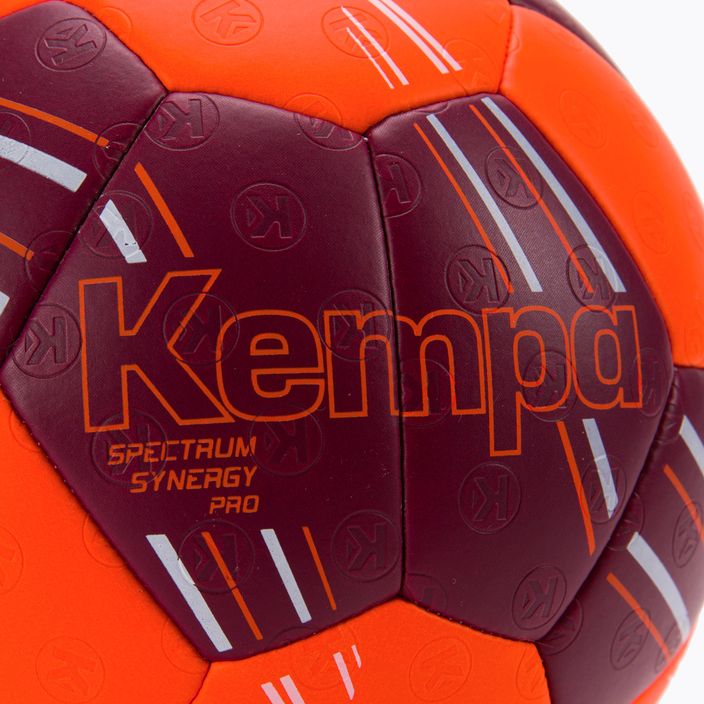 Kempa Spectrum Synergy Pro handbal roșu/portocaliu mărimea 2 2