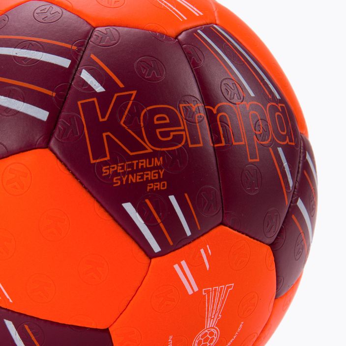 Kempa Spectrum Synergy Pro handbal roșu/portocaliu mărimea 2 4