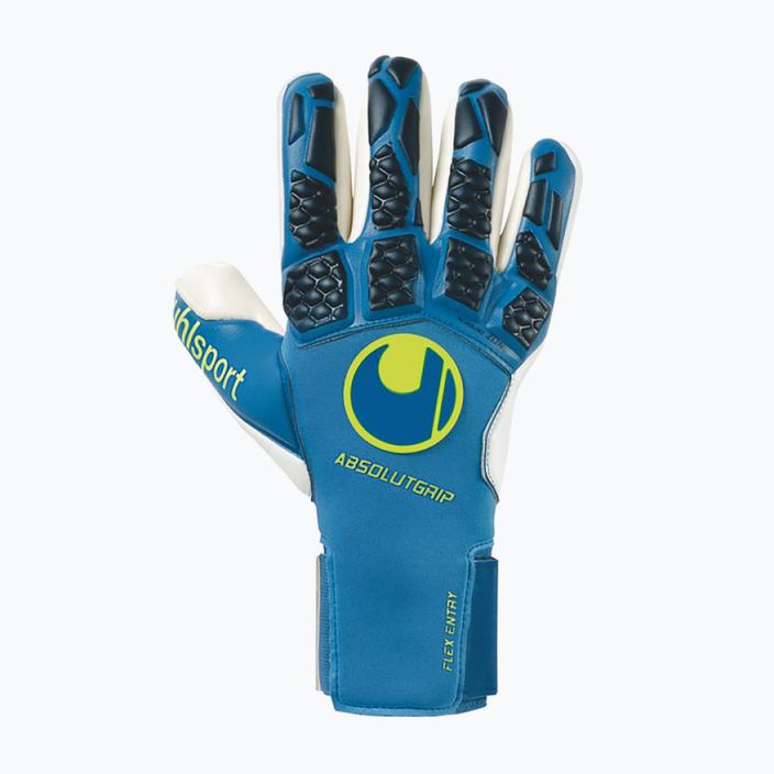 Uhlsport Hyperact Absolutgrip Finger Surround mănuși de portar albastru-alb 101123401 4