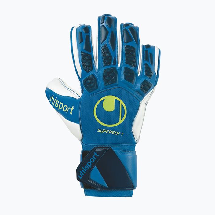Mănuși de portar pentru copii uhlsport Hyperact Supersoft albastru și alb 101123701 4