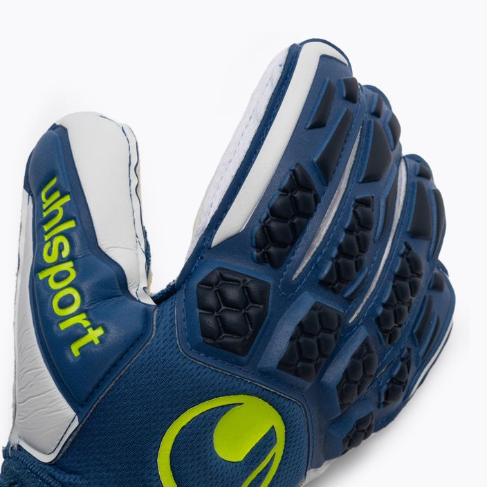 Mănuși de portar pentru copii uhlsport Hyperact Supersoft albastru și alb 101123701 3