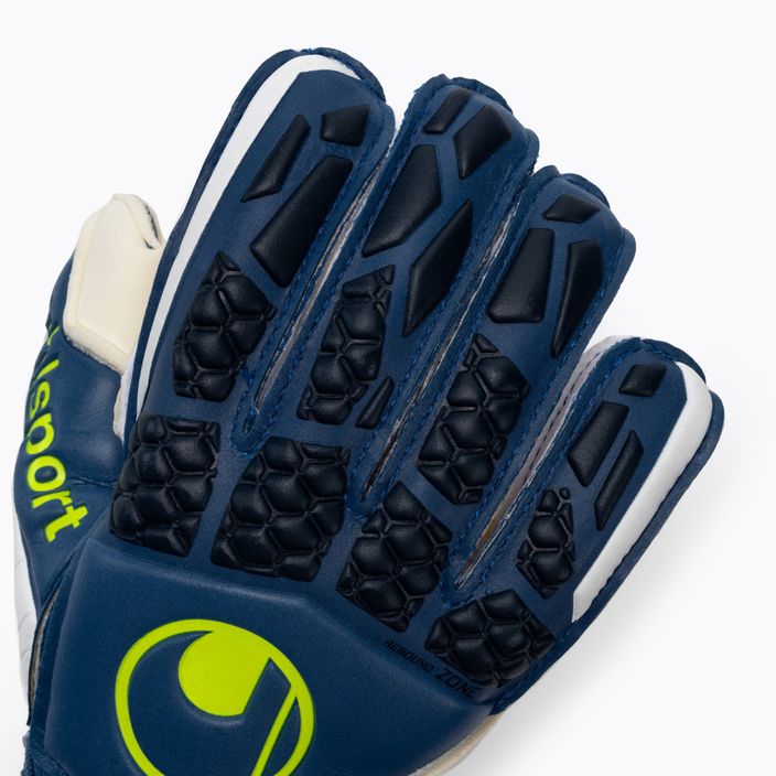 Mănuși de portar pentru copii uhlsport Hyperact Soft Flex Frame albastru și alb 101123801 3