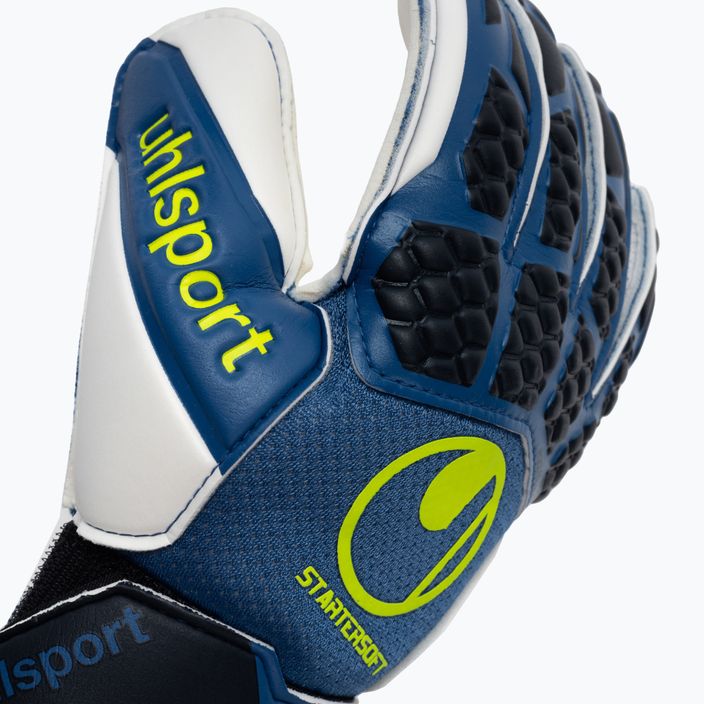 Mănuși de portar pentru copii uhlsport Hyperact Startersoft albastru 101124001 3
