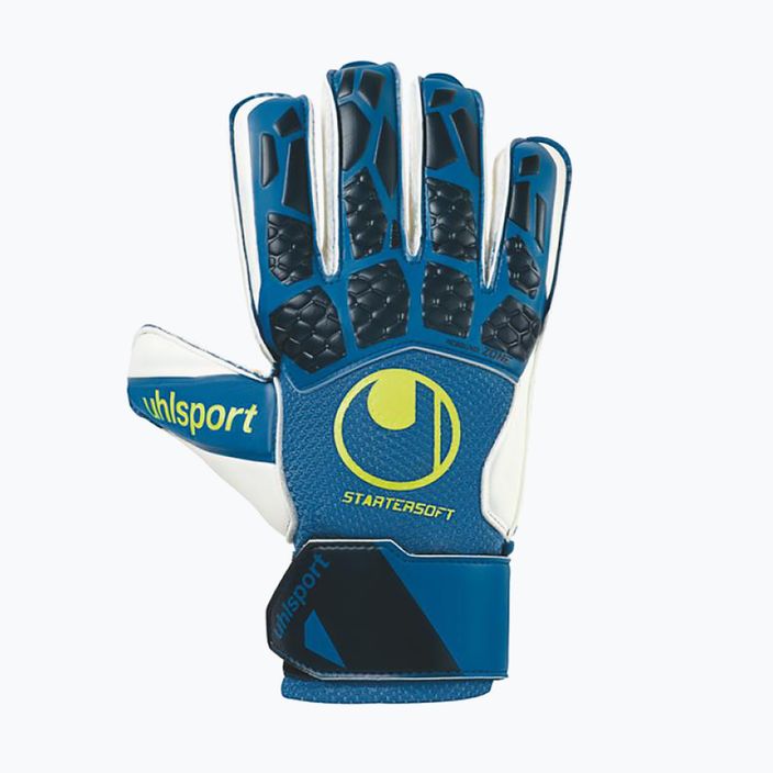 Mănuși de portar pentru copii uhlsport Hyperact Startersoft albastru 101124001 4