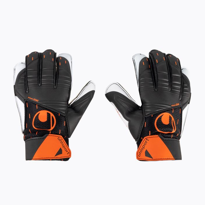 Mănuși de portar uhlsport Speed Contact Starter Soft negru-albe 101126901