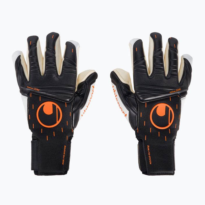 Mănuși de portar uhlsport Speed Contact Absolutgrip Finger Surround negru-albe 101126301
