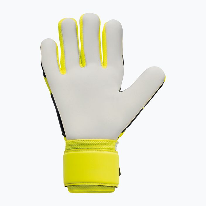 Mănuși de portar pentru copii uhlsport Classic Absolutgrip Hn Pro Jr. galben neon/verde/alb pentru copii. 2