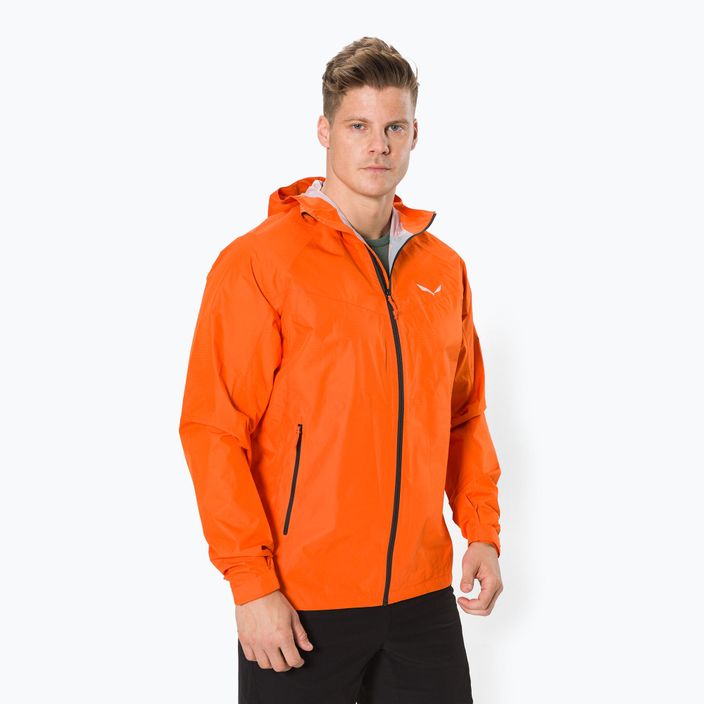 Jachetă de ploaie pentru bărbați Salewa Puez Aqua 3 PTX portocaliu 00-0000024545