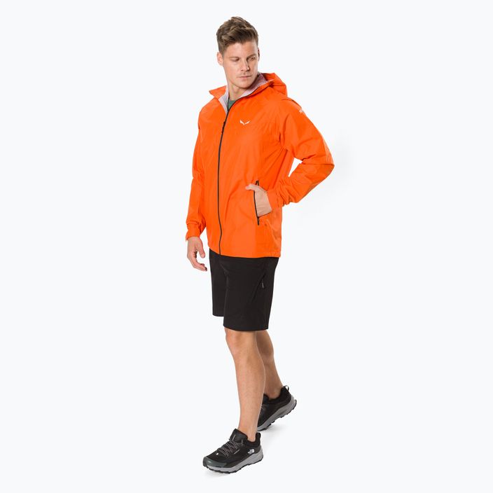Jachetă de ploaie pentru bărbați Salewa Puez Aqua 3 PTX portocaliu 00-0000024545 2