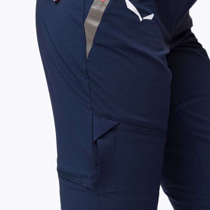 Pantaloni softshell pentru femei Salewa Pedroc DST albastru marin 00-0000026958 3