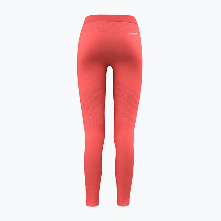 Pantaloni termoactivi pentru femei Salewa Zebru Medium Warm AMR fluo coral 2