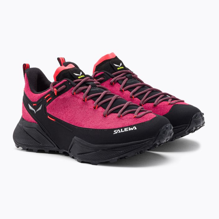 Salewa Dropline Leather cizme de drumeție pentru femei roz 00-0000061394 5