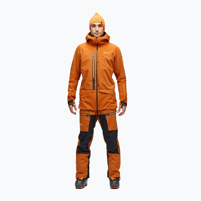 Jachetă de schi pentru bărbați Salewa Sella 3L Ptxr portocaliu 00-0000028186