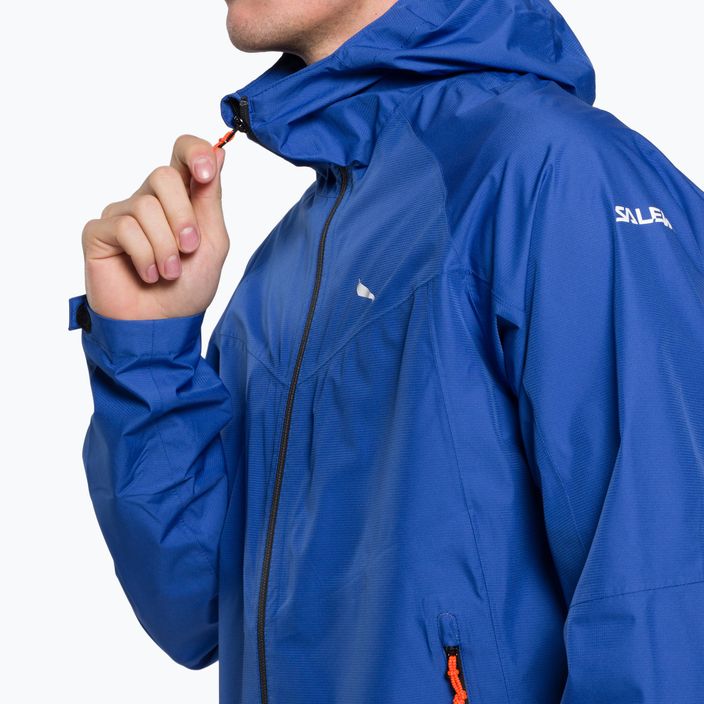 Jachetă de ploaie pentru bărbați Salewa Puez Aqua 3 PTX albastru 00-0000024545 4