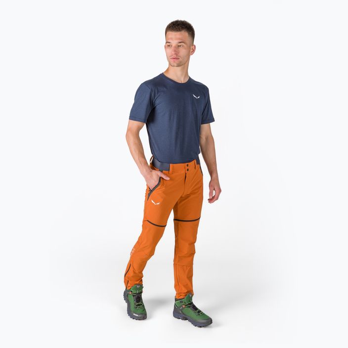 Pantaloni bărbătești softshell Salewa Pedroc DST portocaliu 00-0000026957 3