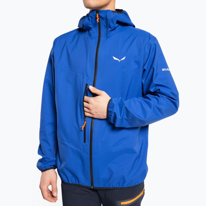 Jachetă de ploaie pentru bărbați Salewa Agner 2 PTX 3L albastru 00-0000028392 4