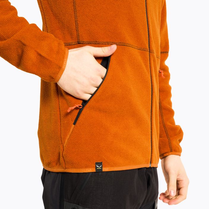 Hanorac bărbătesc Salewa Nuvolo EN fleece sweatshirt portocaliu 00-0000027922 4