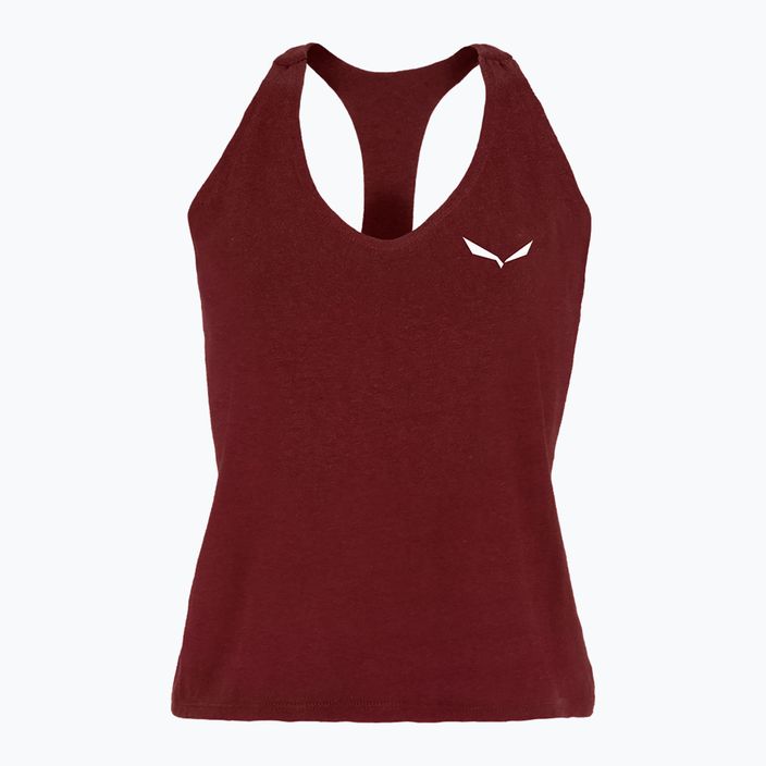 Salewa cămașă de alpinism pentru femei Lavaredo Hemp Crop Tank roșu 00-0000028369 5