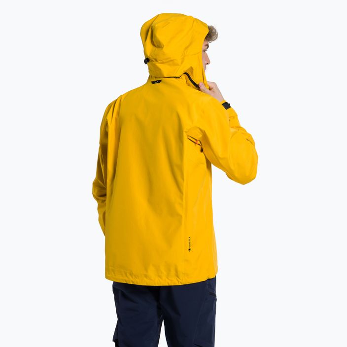Salewa Ortles GTX 3L jachetă de ploaie pentru bărbați galben 00-0000028454 3