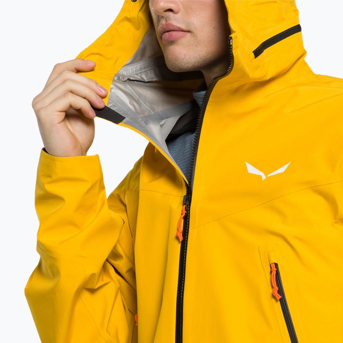 Salewa Ortles GTX 3L jachetă de ploaie pentru bărbați galben 00-0000028454 4