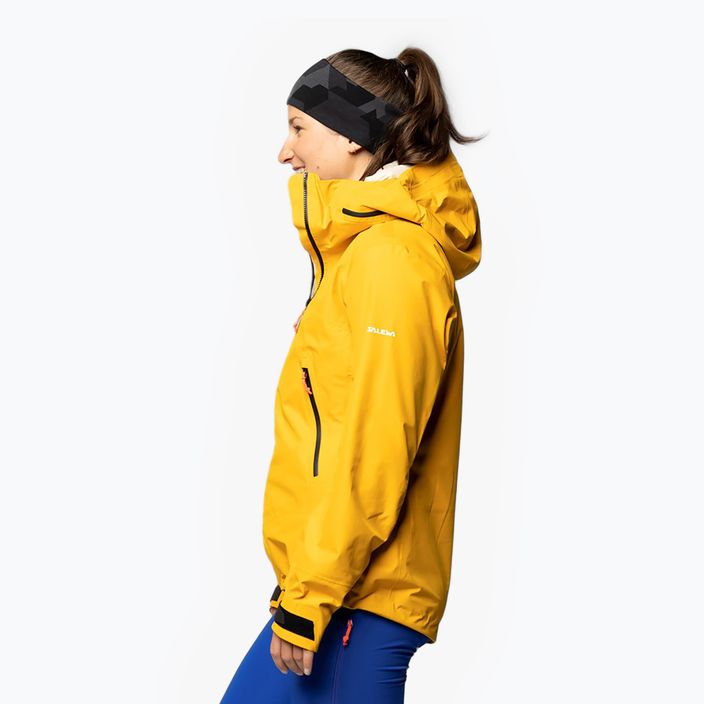 Salewa Ortles GTX 3L jachetă de ploaie pentru femei galben 00-0000028455 3