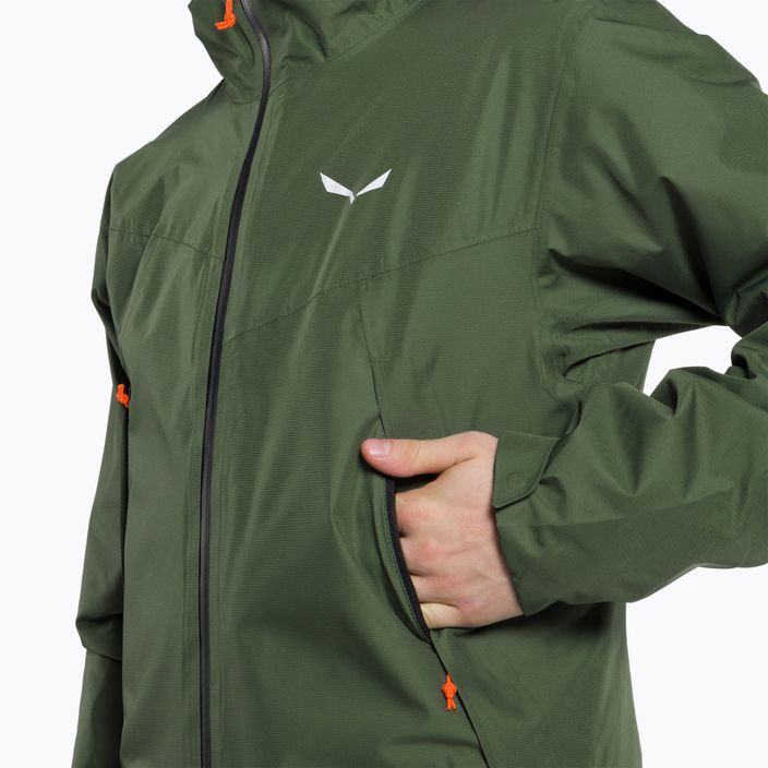 Jachetă de ploaie pentru bărbați Salewa Fanes Ptx 2L verde 00-0000028442 4
