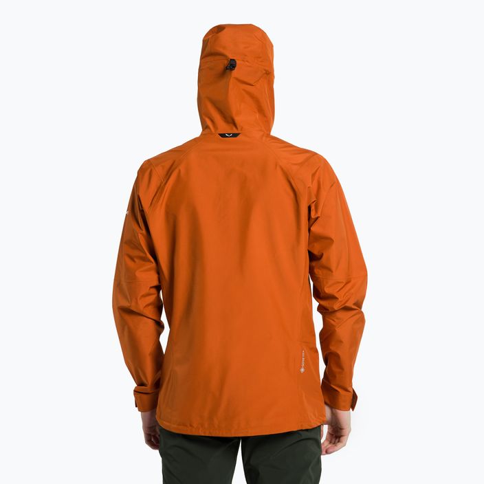 Jachetă de ploaie pentru bărbați Salewa Puez GTX Paclite portocalie 00-0000028476 3