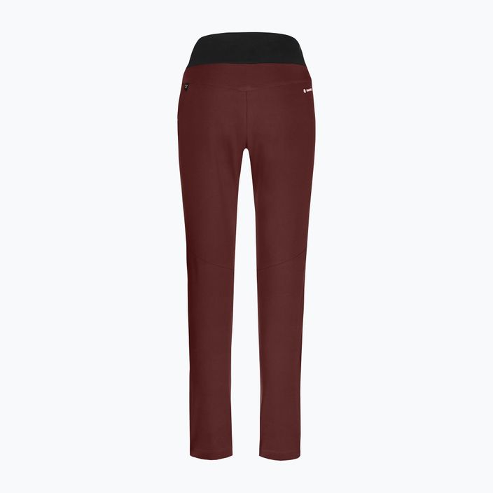 Pantaloni softshell pentru femei Salewa Puez DST Warm Cargo roșu 00-0000028483 5