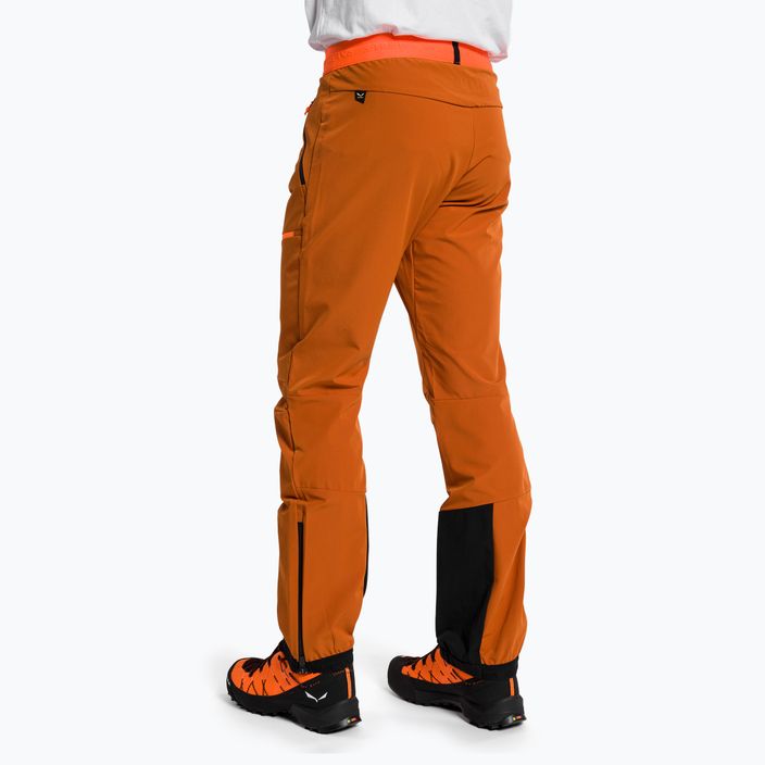 Pantaloni bărbătești Salewa Sella DST Lights Orange pentru bărbați 00-0000028474 3