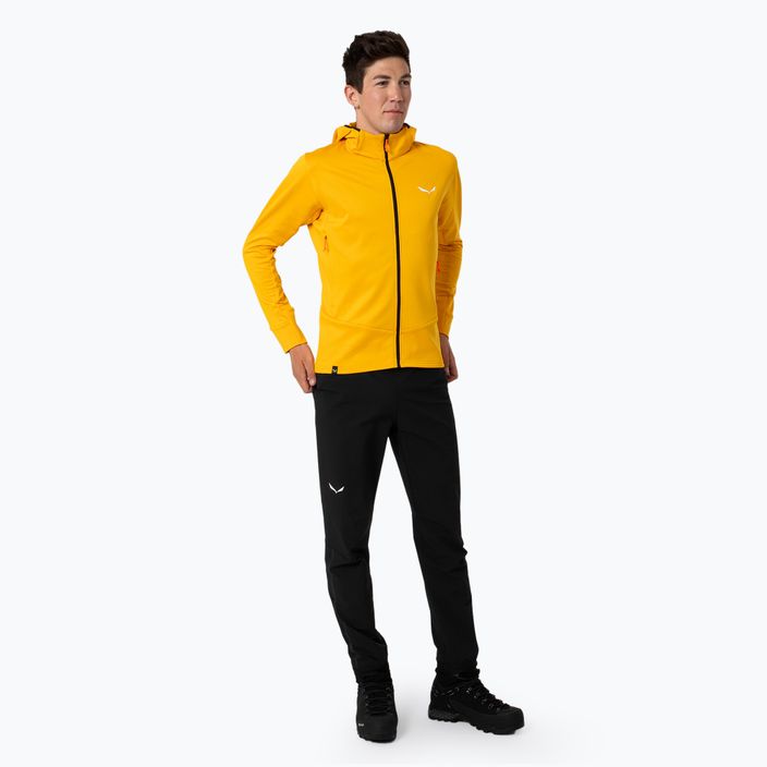 Bluză de trekking pentru bărbați Salewa Puez PL Hooded gold 2