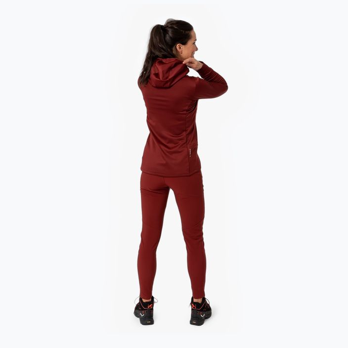 Salewa bluză de trekking pentru femei Puez Polarlite cu glugă roșu 00-0000028522 2