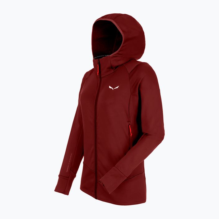 Salewa bluză de trekking pentru femei Puez Polarlite cu glugă roșu 00-0000028522 9